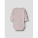 NAME IT Baby Body 3-pak Violetflower - Violet Ice