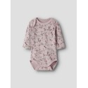 NAME IT Baby Body 3-pak Violetflower - Violet Ice