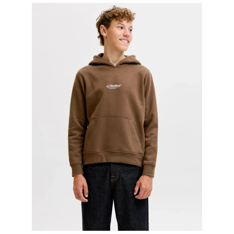 JACK & JONES Junior Soho Hoodie - Cocoa