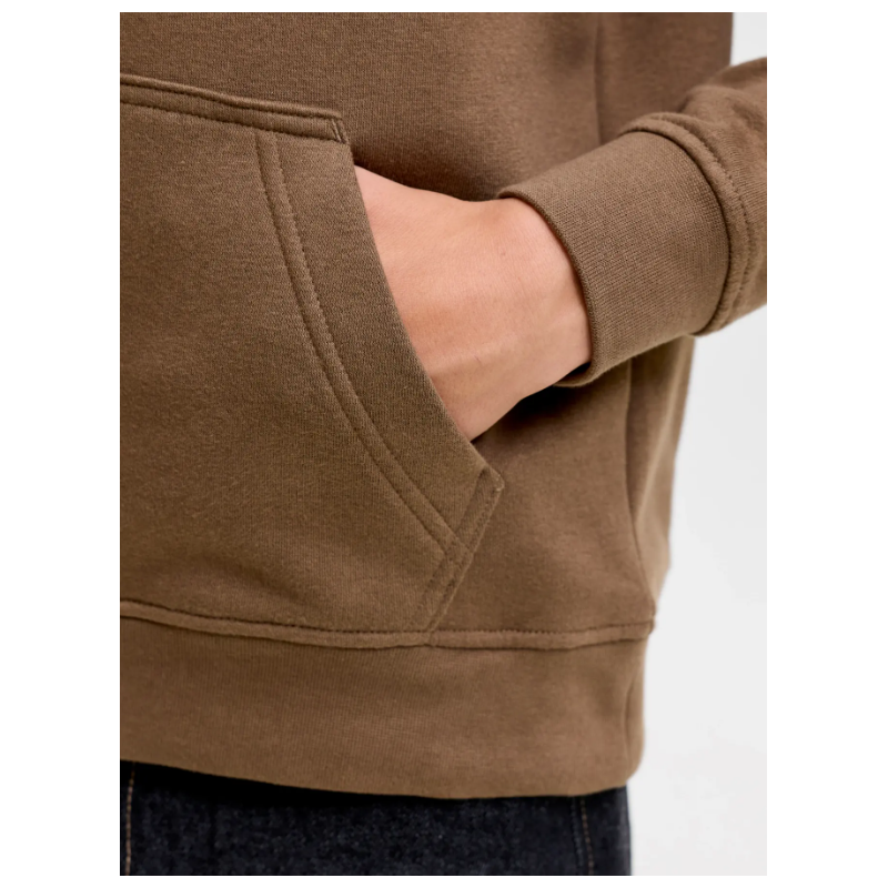 JACK & JONES Junior Soho Hoodie - Cocoa