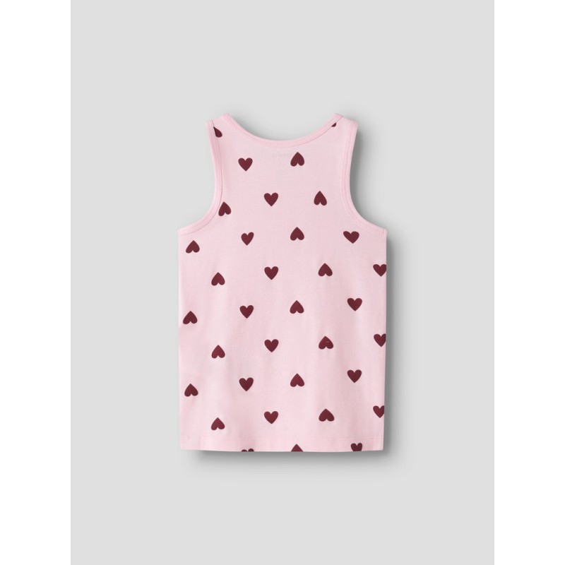 NAME IT Mini Tank top 2-pak Cutie Heart - Parfait Pink