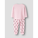 NAME IT Mini Pyjamassæt Cutie Hearts - Parfait Pink