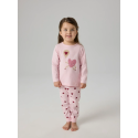 NAME IT Mini Pyjamassæt Cutie Hearts - Parfait Pink