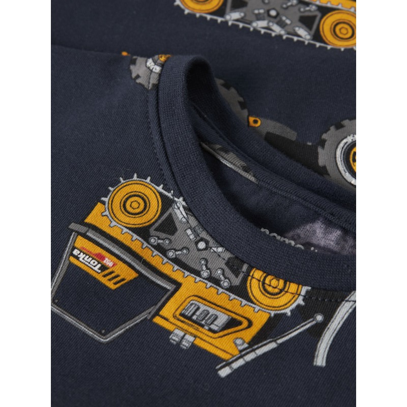 NAME IT Mini Jimmy Tonka kortærmet T-shirt - Navy Blazer