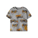 NAME IT Mini Jimmy Tonka kortærmet T-shirt - Grey Melange