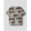 NAME IT Mini Jimmy Tonka kortærmet T-shirt - Grey Melange