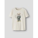 NAME IT Kids Legu kortærmet T-shirt - Antique White
