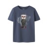 NAME IT Kids Legu kortærmet T-shirt - Vintage Indigo