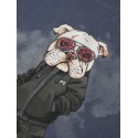 NAME IT Kids Legu kortærmet T-shirt - Vintage Indigo