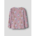 NAME IT Mini Jemina Paw langærmet bluse - Lilas