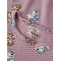 NAME IT Mini Jemina Paw langærmet bluse - Lilas