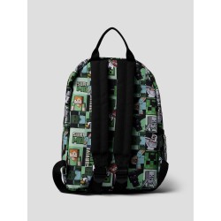 NAME IT Kids Jonk Minecraft rygsæk - Sort