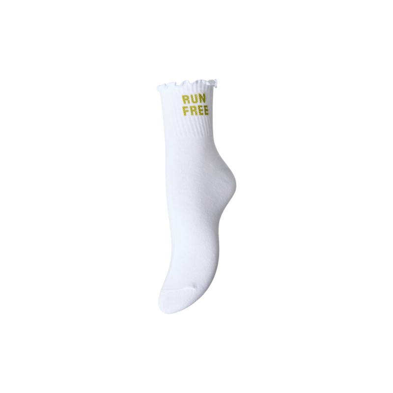PIECES May ankelstrømper - Brigtht White