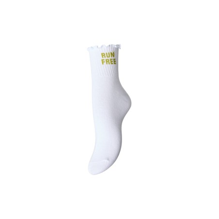 PIECES May ankelstrømper - Brigtht White