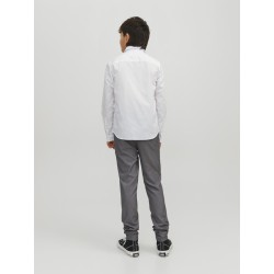 JACK & JONES Junior Langærmet skjorte - Hvid