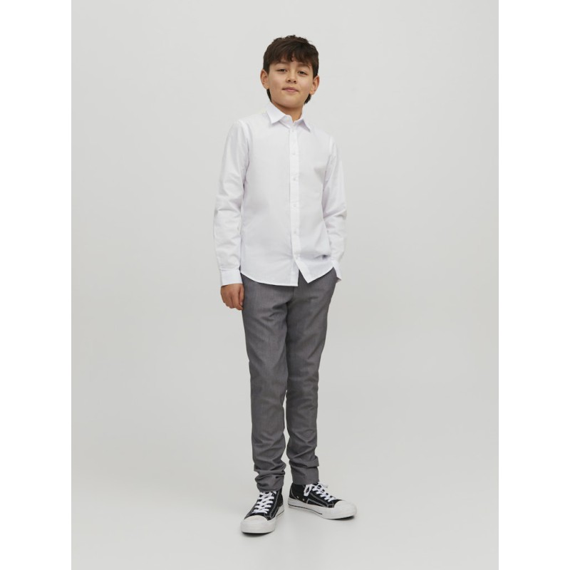 JACK & JONES Junior Langærmet skjorte - Hvid