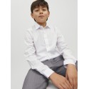JACK & JONES Junior Langærmet skjorte - Hvid