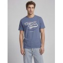 JJ REBEL Felix kortærmet T-shirt - Vintage Indigo