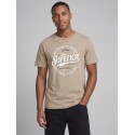 JJ REBEL Felix kortærmet T-shirt - Roasted Cashew