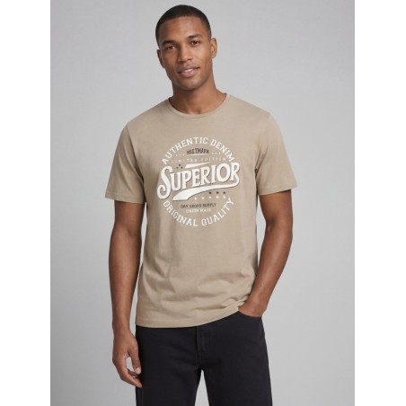 JJ REBEL Felix kortærmet T-shirt - Roasted Cashew