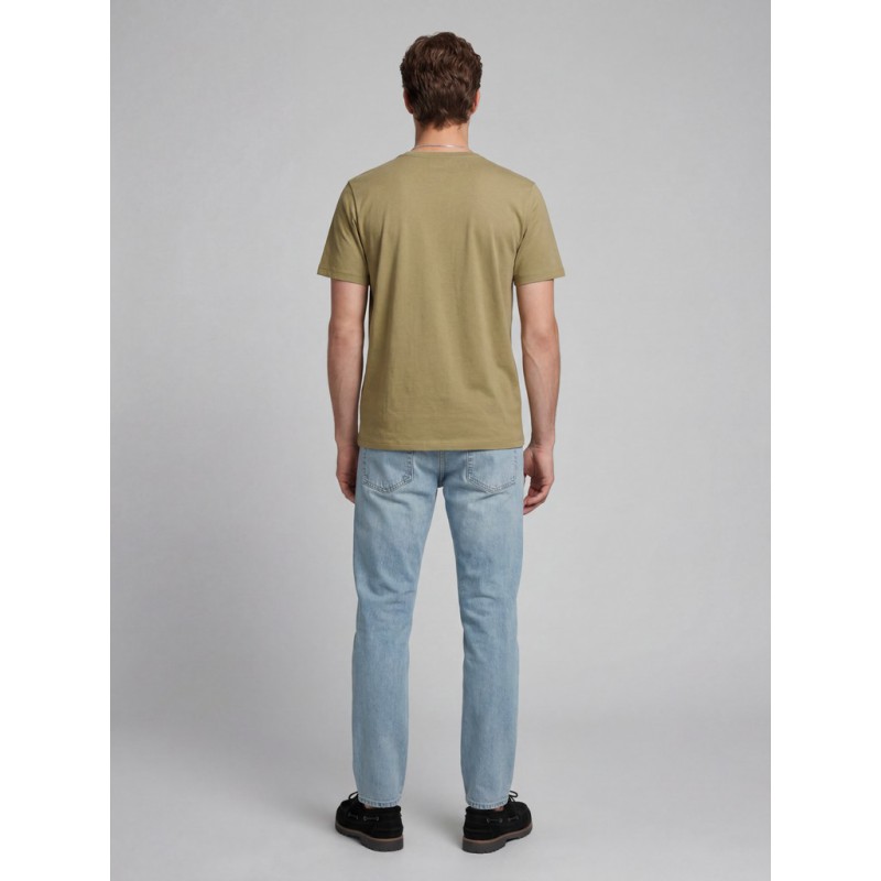 JJ REBEL Felix kortærmet T-shirt - Khaki