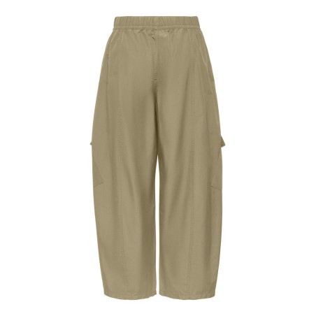 ONLY Ayana barrel cargo bukser - Olive Gray