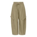 ONLY Ayana barrel cargo bukser - Olive Gray