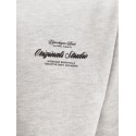 JACK & JONES Junior Norrebro Typo Sweatshirt - White Melange