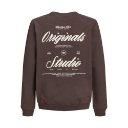 JACK & JONES Junior Norrebro Typo Sweatshirt - Java