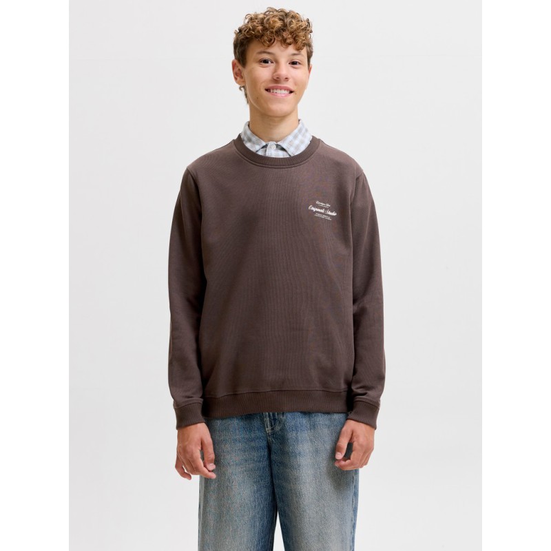 JACK & JONES Junior Norrebro Typo Sweatshirt - Java