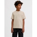 JACK & JONES Junior Frederiksberg Monogram T-shirt - Feather Gray