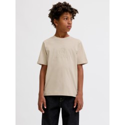 JACK & JONES Junior Frederiksberg Monogram T-shirt - Feather Gray