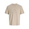 JACK & JONES Junior Frederiksberg Monogram T-shirt - Feather Gray