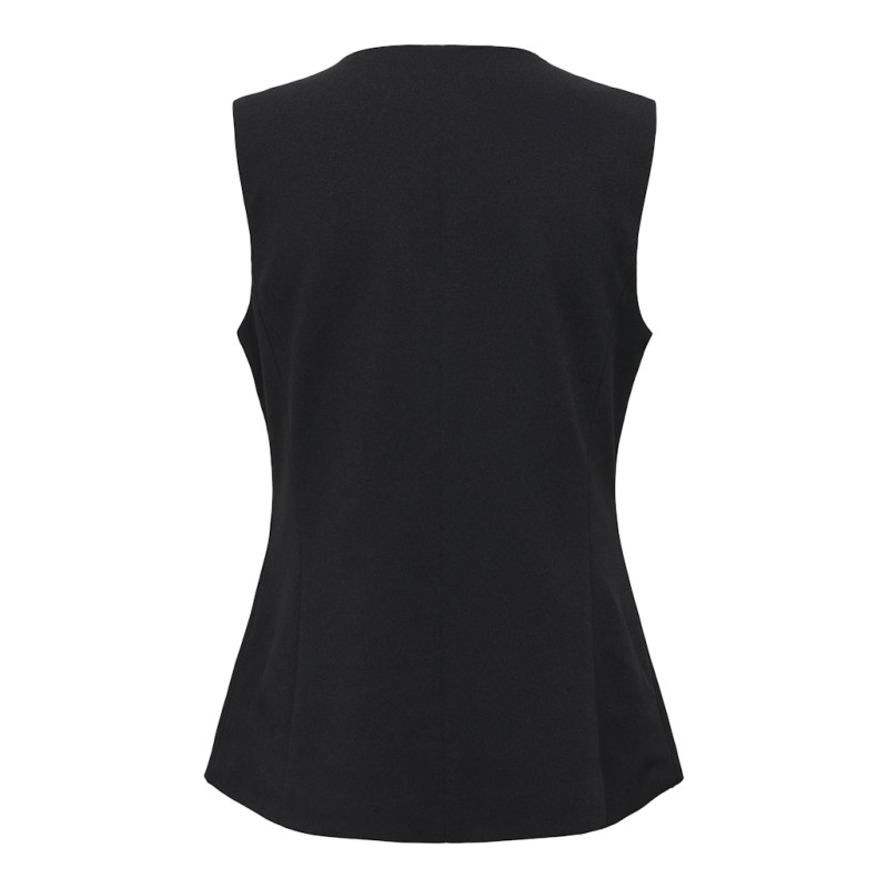 ONLY Aja-Yo fitted tailor vest - Sort