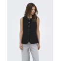 ONLY Aja-Yo fitted tailor vest - Sort