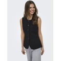 ONLY Aja-Yo fitted tailor vest - Sort