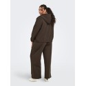ONLY CARMAKOMA Carlett lynlås scuba hoodie - Bracken