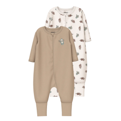 NAME IT Baby Natdragt 2-pak - Jet Stream / Sesame
