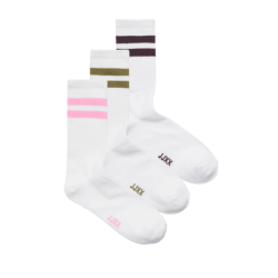 JJXX Teen basic tennis strømper 3-pak - Hvid