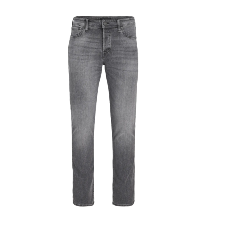 JACK & JONES Plus Mike Original Tapered Jeans - Grey Denim