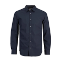 JACK & JONES Junior Langærmet skjorte - Navy Blazer
