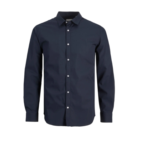JACK & JONES Junior Langærmet skjorte - Navy Blazer
