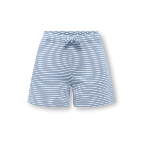 KIDS ONLY Pamia stribede shorts - Cashmere Blue Thin White Stripes
