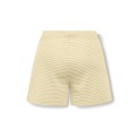 KIDS ONLY Pamia stribede shorts - Double Cream Thin White Stripes