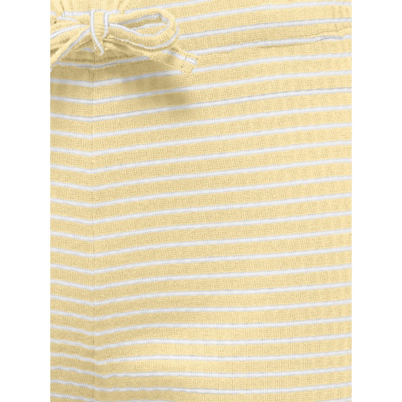 KIDS ONLY Pamia stribede shorts - Double Cream Thin White Stripes