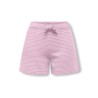 KIDS ONLY Pamia stribede shorts - Sweet Lilac Thin White Stripes
