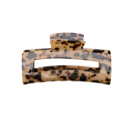 ONLY Catja Maxi hårklemme - Cognac Marble