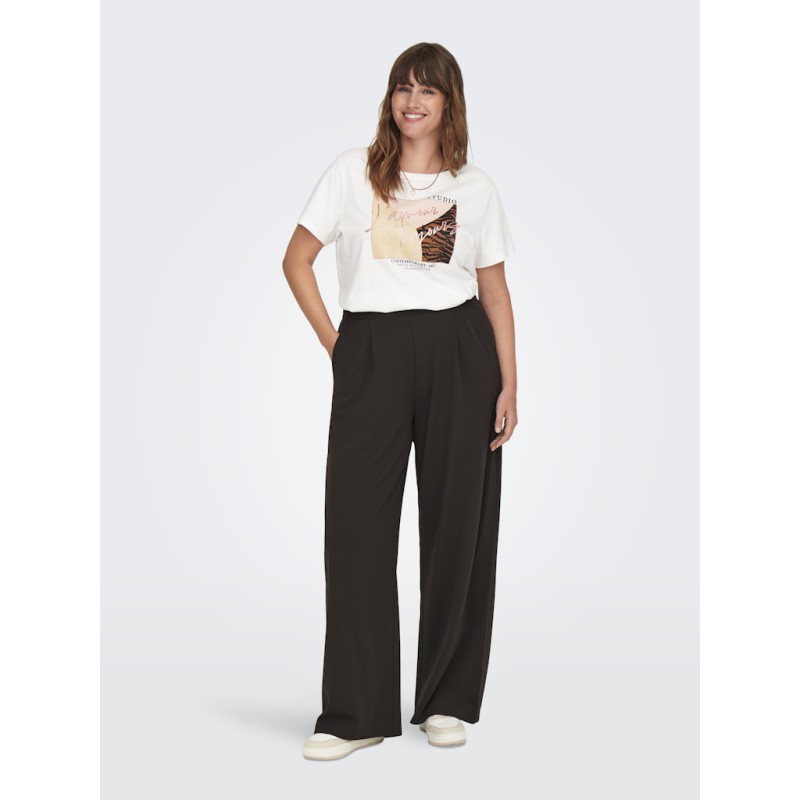 ONLY CARMAKOMA Stilla Pants - Black Coffee