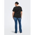 ONLY CARMAKOMA Lucy t-shirt - Black "Wild Heart"