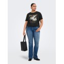 ONLY CARMAKOMA Lucy t-shirt - Black "Wild Heart Eagle"